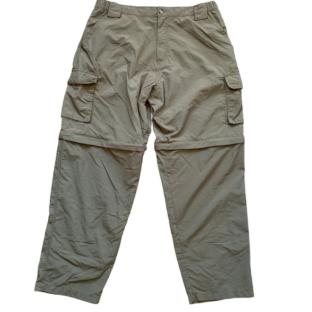 Dakota Grizzly Convertible Cargo Pants Men’s Size Large Green Outdoor Hiking